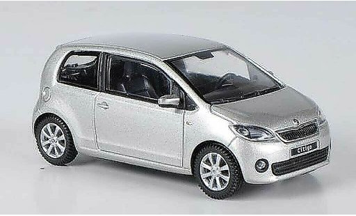 Skoda Citigo 3 portes 1/43 Abrex grigio Brilliant 3- 2012 modellini auto