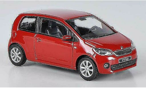 Skoda Citigo 3 portes 1/43 Abrex rosso 3-Turer 2012 modellini auto