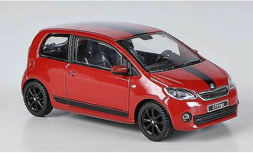 Skoda Citigo Sport Design 1/43 Abrex rosso 3-portes 2012 modellini auto