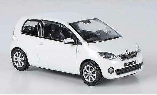 Skoda Citigo 3 portes 1/43 Abrex bianco 3- 2012 modellini auto