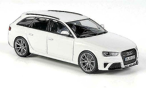 Audi RS4 avant 1/43 Minichamps (tipo B8) bianco 2012 modellini auto