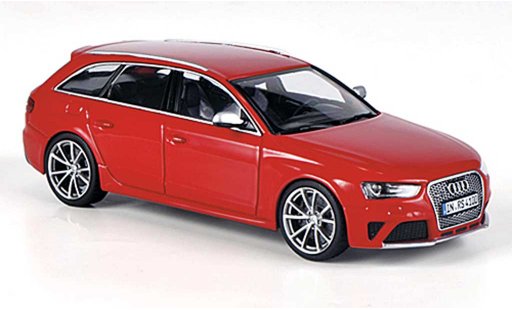 Audi RS4 avant 1/43 Minichamps (tipo B8) rosso 2012 modellini auto