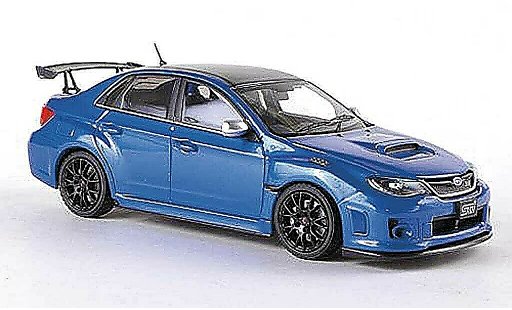 Subaru Impreza WRX 1/43 Ebbro STI S206 NBR Challenge Package blu/carbon RHD modellini auto