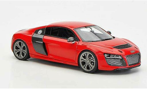 Audi R8 concept 1/43 Look Smart e-tron rosso/carbonoptik modellini auto