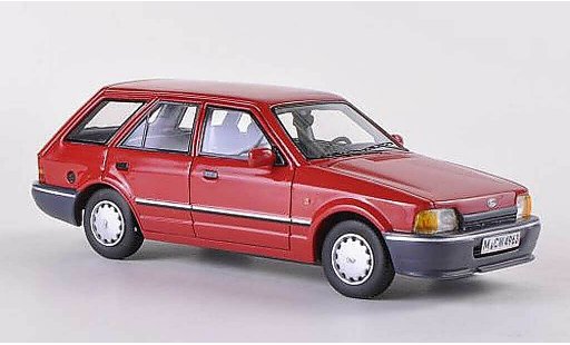 Ford Escort Turnier 1/43 Neo MK IV rosso limitata Auflage 300 pezzo 1986 modellini auto
