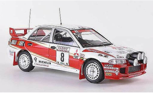 Mitsubishi Lancer Evolution III 1/43 HPI No.8 RalliArt D.Auriol / D.Giraudet Rally Sanremo 1996 modellini auto