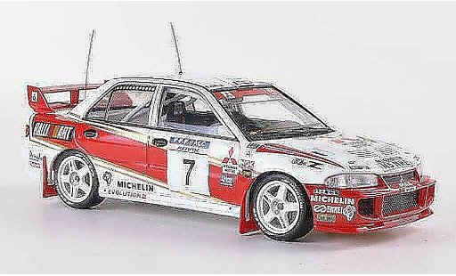 Mitsubishi Lancer Evolution III 1/43 HPI No.7 RalliArt T.Makinen / J.Repo Rally Catalunya 1996 modellini auto