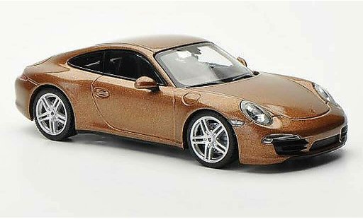 Porsche 911 Carrera 4 1/43 Minichamps marrone 2012 modellini auto