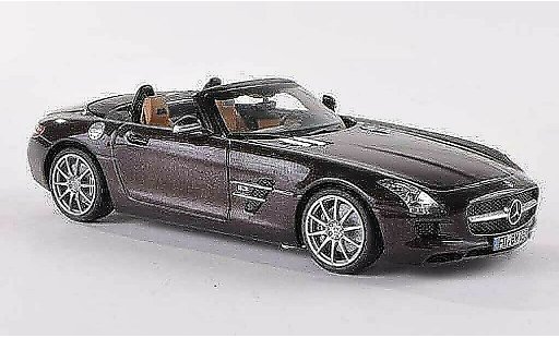 Mercedes SLS Roadster 1/43 Schuco AMG (R197) marrone 2012 modellini auto