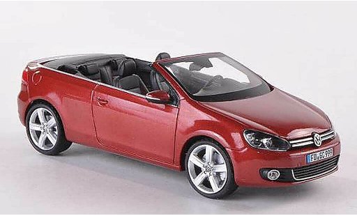 Volkswagen Golf Cabriolet 1/43 Schuco Cabrio rosso modellini auto