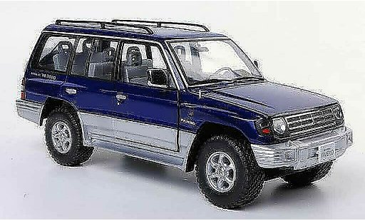 Mitsubishi Pajero Base 1/18 Sun Star 24V V6 3500 blu/grigio 1998 modellini auto