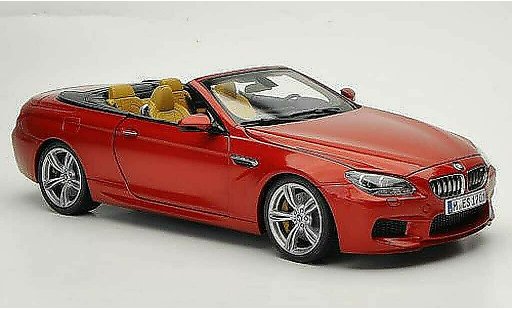 Bmw M6 Cabriolet 1/18 Paragon F12 orange 2012 modellini auto