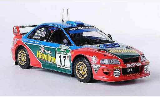 Subaru Impreza WRC 1/43 IXO No.17 Team P.Bourne / G.Vincent Rally Neuseeland 2000 modellini auto