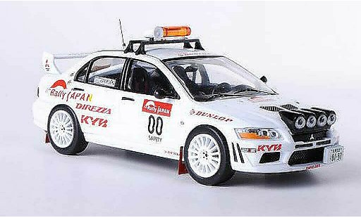 Mitsubishi Lancer Evolution VII 1/43 IXO No.00 Safety Car Rally Japan 2010 modellini auto
