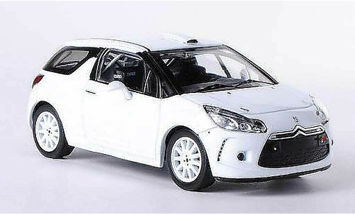 DS Automobiles DS3 R3 1/43 IXO bianco Plain Body Version 2010 modellini auto