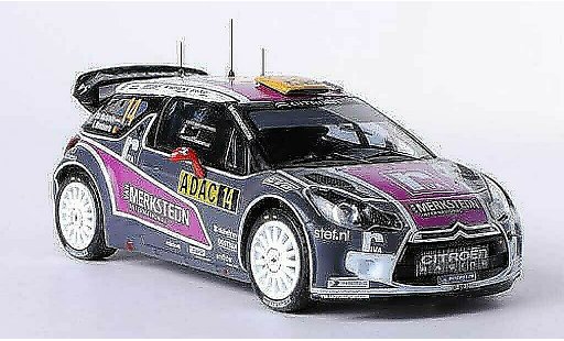 DS Automobiles DS3 WRC 2011 1/43 IXO No.14 van Merksteijn International P.Van Merksteijn / E.Mombaerts Rally Germania modellini auto