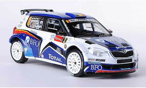 Skoda Fabia S2000 1/43 IXO No.3 BFO F.Loix / F.Miclotte Rally Ypern 2011 modellini auto