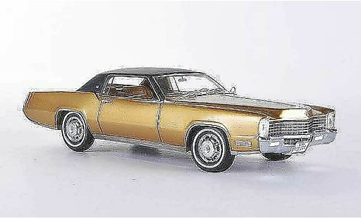 Cadillac Eldorado Coupe 1/43 Neo 2-Door gold/nero 1968 modellini auto