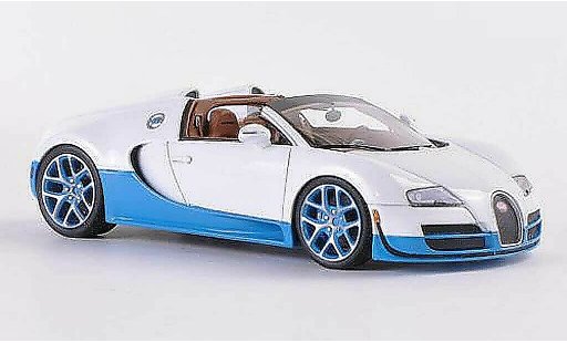 Bugatti Veyron Grand Sport 1/43 Look Smart 16.4 bianco/blu Paris Motorshow 2012 modellini auto