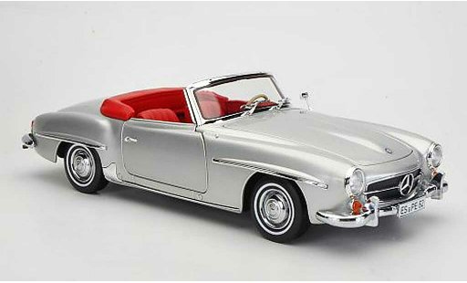 Mercedes 190 Base 1/18 Norev (W121 BII) grigio modellini auto