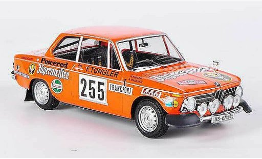 Bmw 2002 ti 1/43 Trofeu No.255 Jagermeister Stiller/Wagener Rally Monte Carlo 1973 modellini auto
