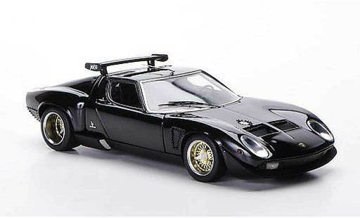 Lamborghini Miura Jota 1/43 FrontiArt SVR nero 1972 modellini auto