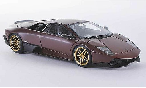 Lamborghini Murcielago LP670-4 1/43 Look Smart SV Fixed Wing opacomarrone modellini auto