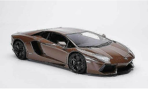 Lamborghini Aventador LP700-4 1/18 FrontiArt marrone 2011 modellini auto