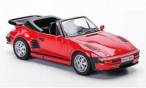 Porsche 911 Cabriolet 1/43 Solido Carrera Cabrio Flatnose rosso 1989 modellini auto