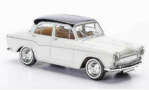 Simca P 60 Base 1/43 Solido beige/blu 1960 modellini auto