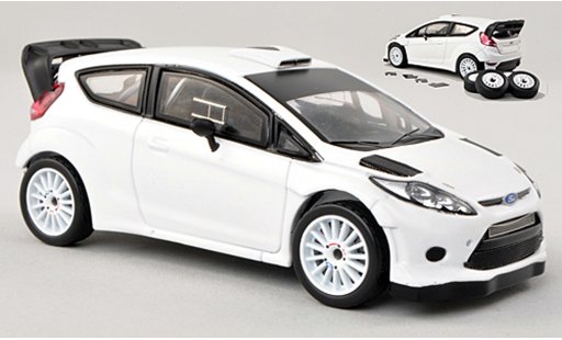 Ford Fiesta WRC 1/43 IXO bianco Plain Body Version 2009 modellini auto