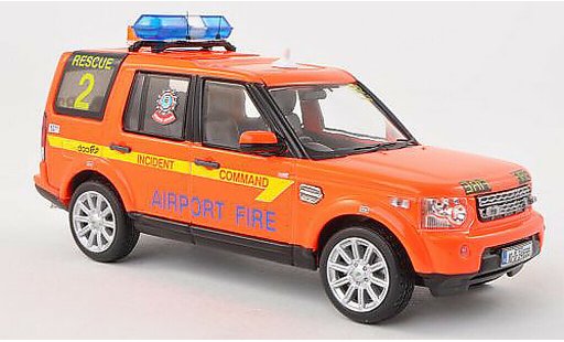 Land Rover Discovery Base 1/43 IXO 4 Dublin Airport feu Service Rescue pompiers (IRL) 2010 modellini auto