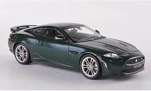 Jaguar XKR S 1/43 IXO verde RHD 2010 modellini auto