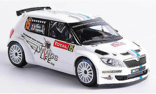 Skoda Fabia S2000 1/43 Abrex No.15 S.Ogier / J.Ingrassia Rally Monte Carlo 2012 modellini auto