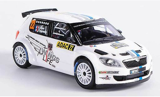 Skoda Fabia S2000 1/43 Abrex No.22 S.Ogier / J.Ingrassia ADAC Rally Germania 2012 modellini auto
