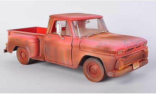 Chevrolet C-10 Pickup 1/18 Greenlight Stepside rosso Twilight - Bella's Chevy Truck 1963 modellini auto