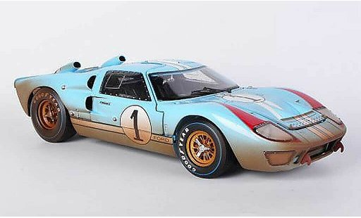 Ford GT40 Mk II 1/18 Shelby Collectibles GT 40 MkII No.1 Team Shelby American K.Miles / D.Hulme 1966 modellini auto