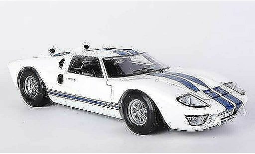Ford GT40 Mk II 1/18 Shelby Collectibles GT 40 MkII bianco/blu 1966 modellini auto