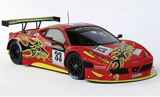 Ferrari 458 Italia GT3 1/43 Fujimi No.33 Clearwater Racing Mok Weng Sun GP Macao 2011 modellini auto