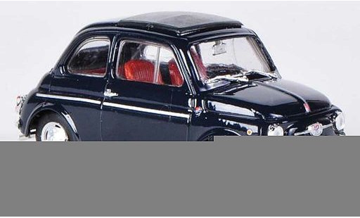 Fiat 590 Giannini 1/43 Brumm GTR blu tetto pieghevole chiuso 1972 modellini auto
