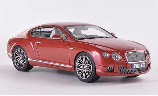 Bentley Continental GT Speed 1/43 Look Smart rosso-marrone modellini auto