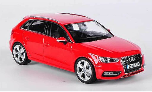 Audi A3 sportback 1/43 Schuco rosso 2012 modellini auto
