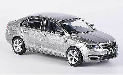 Skoda Rapid Base 1/43 Abrex grigio 2012 modellini auto