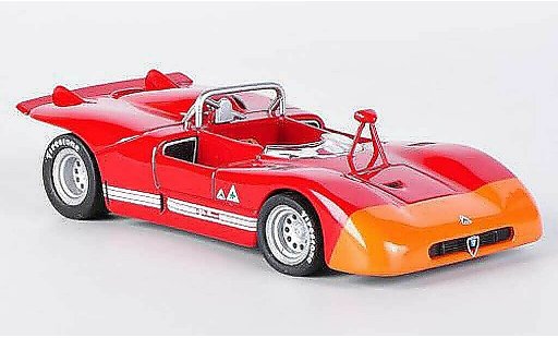 Alfa Romeo 33.3 prototipo 1/43 M4 1971 rosso/orange modellini auto