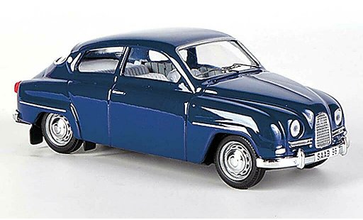 Saab 96 Base 1/43 Skandinavisk blu 10 modellini auto