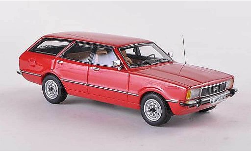 Ford Taunus TC2 1/43 Neo Turnier GL rosso 1976 modellini auto