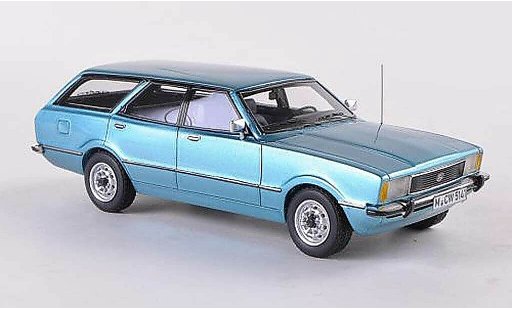 Ford Taunus TC2 1/43 Neo Turnier GL blu limitata Auflage 300 pezzo 1976 modellini auto