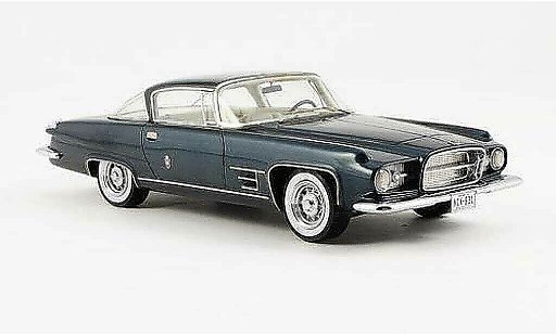 Chrysler Dual Ghia Coupe 1/43 American Excellence L6.4 Hardtop blu limitata Auflge 500 pezzo 1957 modellini auto