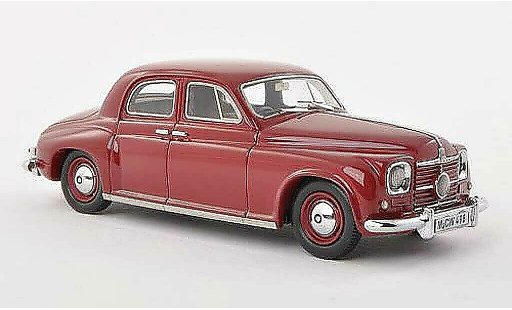 Rover P4 75 Base 1/43 Neo nero-rosso RHD limitee edition 300 piece 1949 modellini auto