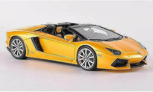 Lamborghini Aventador LP700-4 1/43 Look Smart Roadster met.giallo modellini auto